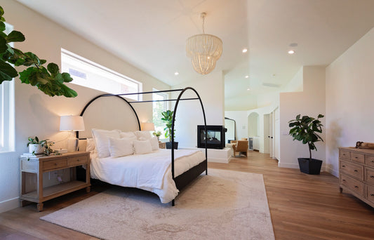 Hender from the Angela Rose Elite Stoneform Collection in a modern primary bedroom