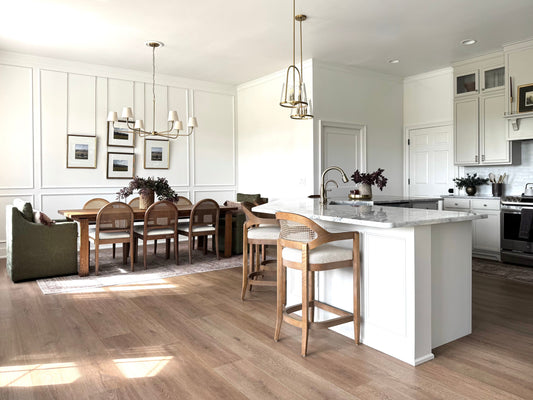 Fields by the DeBoers in an open concept living space