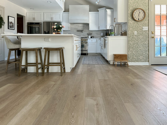 Weathered- Becki Owens Elite Stoneform Collection in a traditional style kitchen