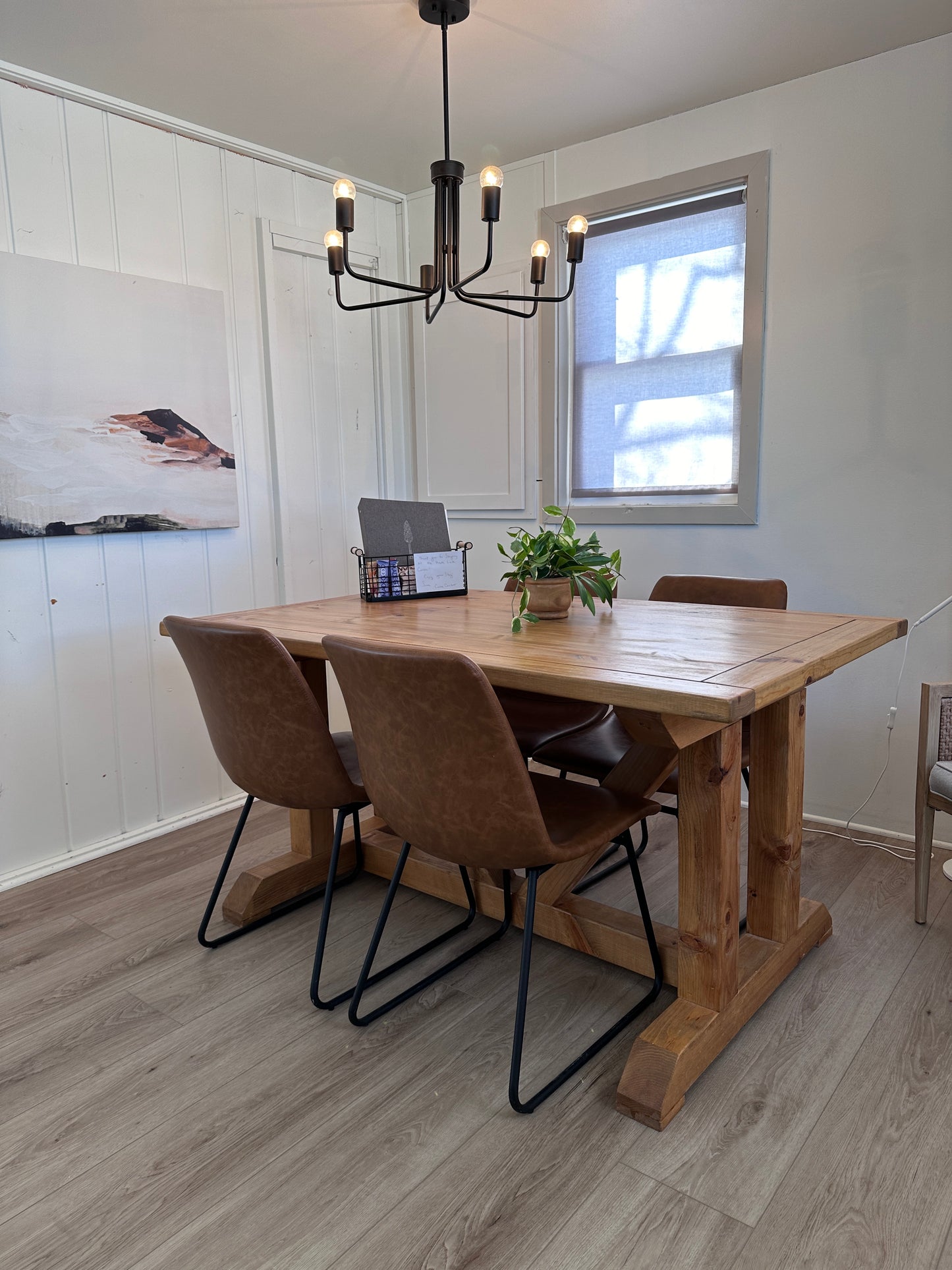 Photo of Austin Angela Rose Elite Stoneform Plank Flooring in a Dining Area