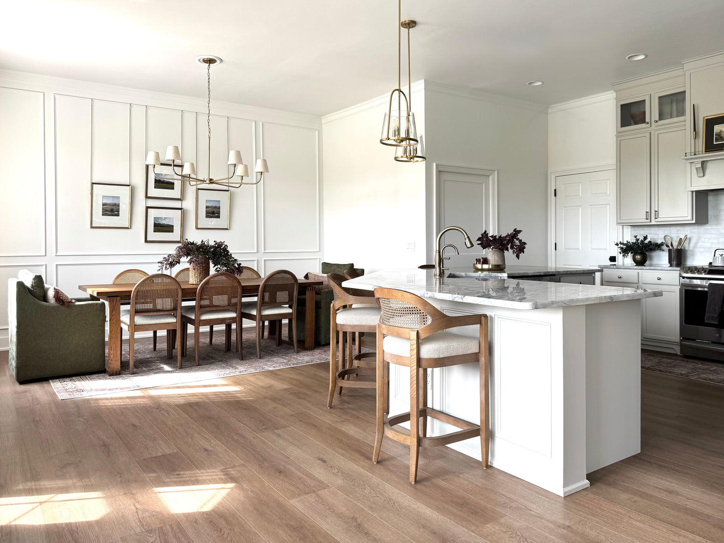 Fields by the Deboers in a traditional kitchen/dining room