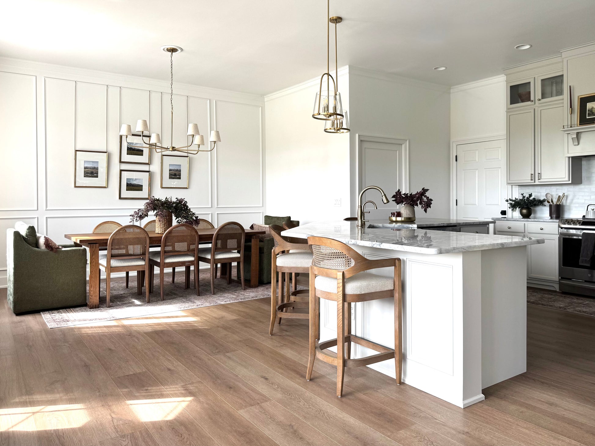 Fields by the Deboers in a traditional kitchen/dining room