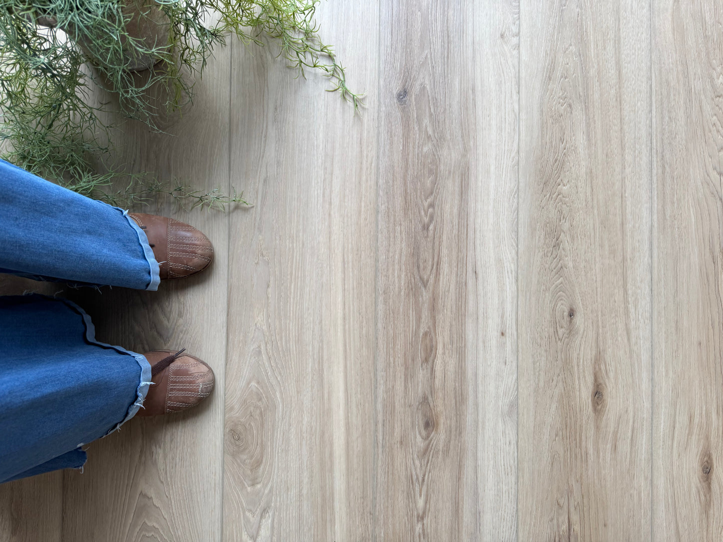 A Photo of Hewn Floor Color Augustine in the Galey Alix Elite Stoneform Luxury Vinyl Plank Collection