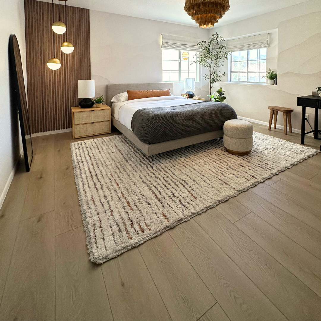Knox Stoneform® from the Angela Rose Collection installed in a primary bedroom.