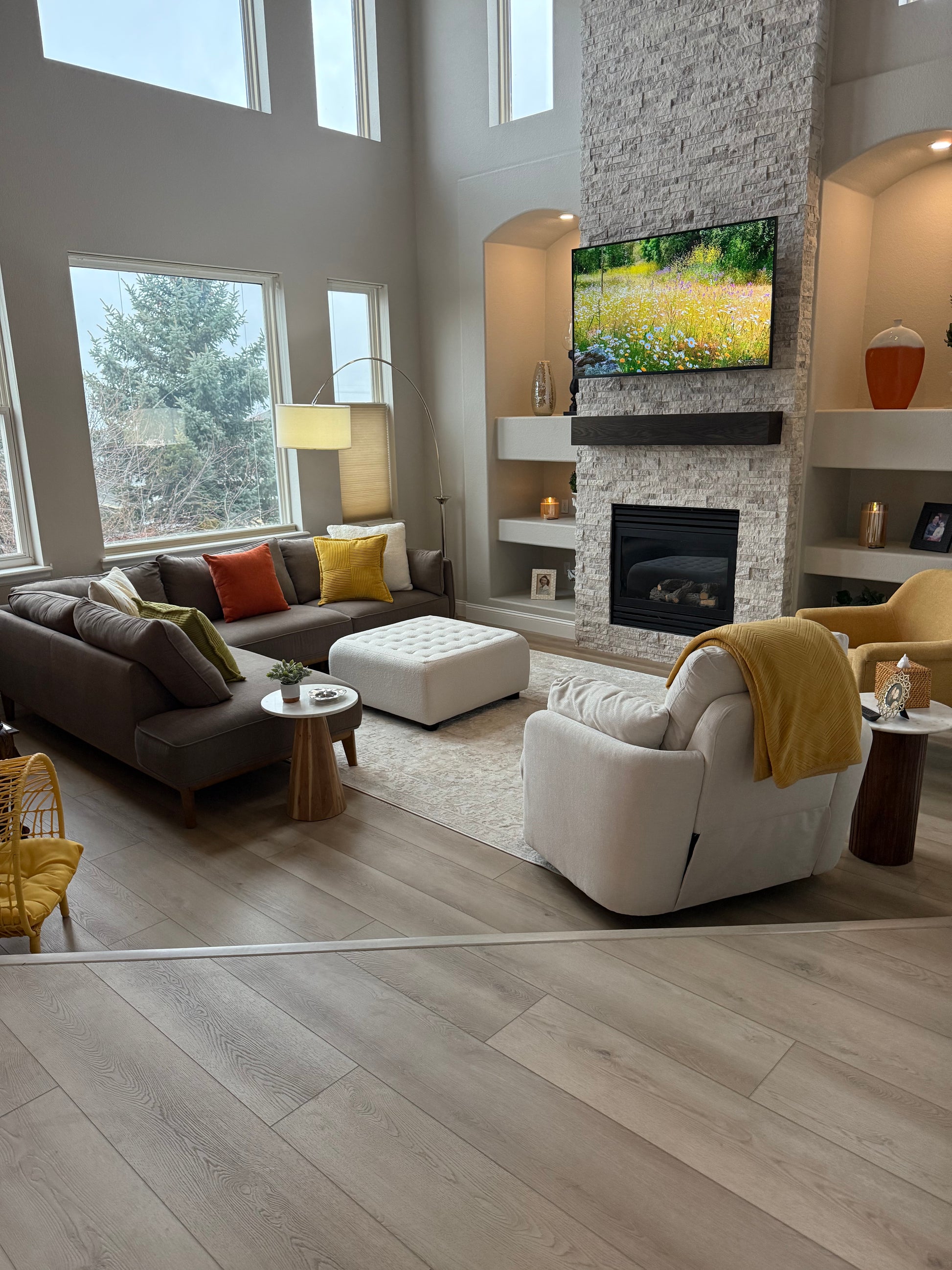 Shore Angela Rose Elite Stoneform in a transitional style living room