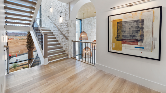 Hewn's Weathered flooring designed by Becki Owens. 