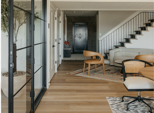 Versaform Rustic in a modern basement