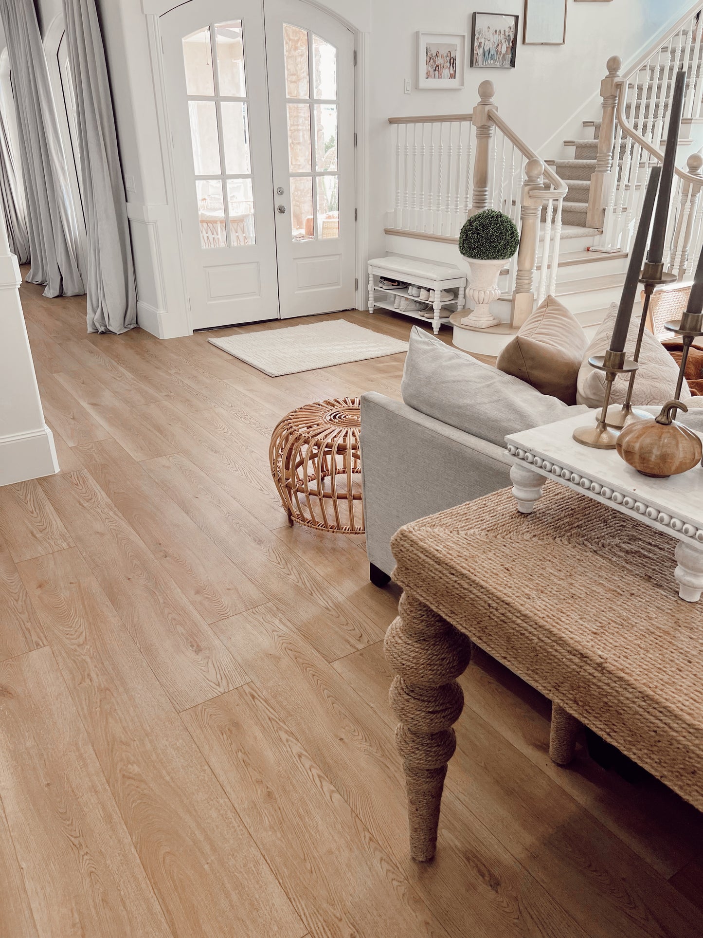 Photo of Golden Becki Owens Elite Stoneform Flooring set in a living room