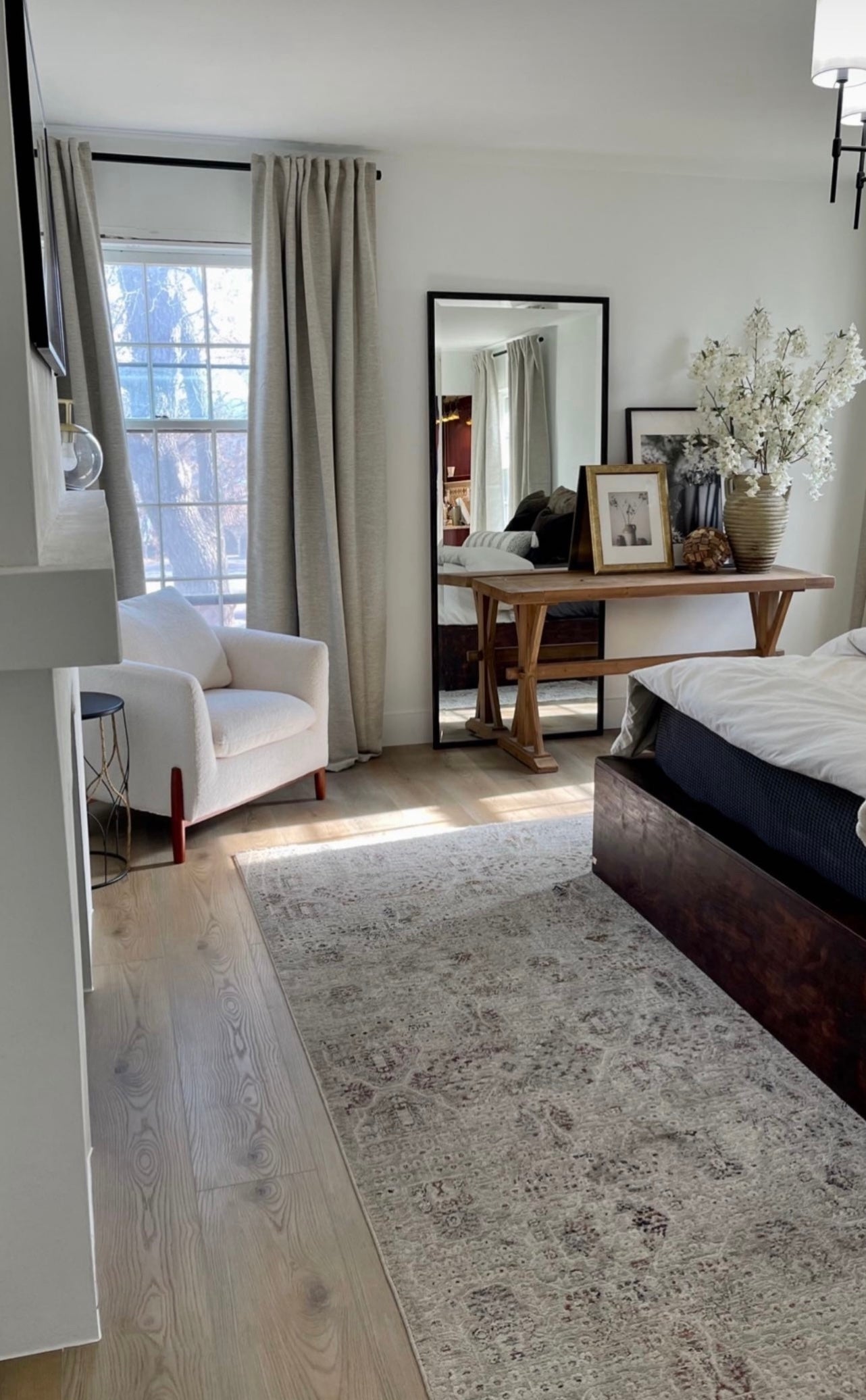Photo of Hewn Beam Elite Stoneform Plank Flooring in a Bedroom