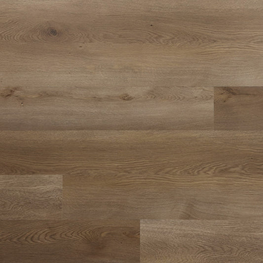 A photo swatch of the flooring color Hender from the Hewn Floor Angela Rose Select Stoneform Luxury Plank Flooring Collection