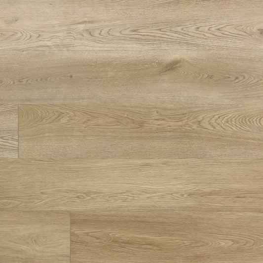 A photo swatch of the flooring color Honey from the Hewn Floor Becki Owens Elite Stoneform Luxury Plank Flooring Collection