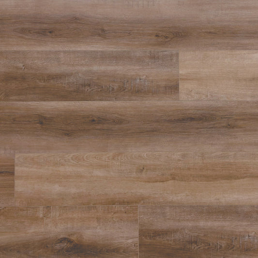 A top-down photo of the flooring color Pilot from the Hewn Floor Premium Stoneform Luxury Plank Flooring Collection