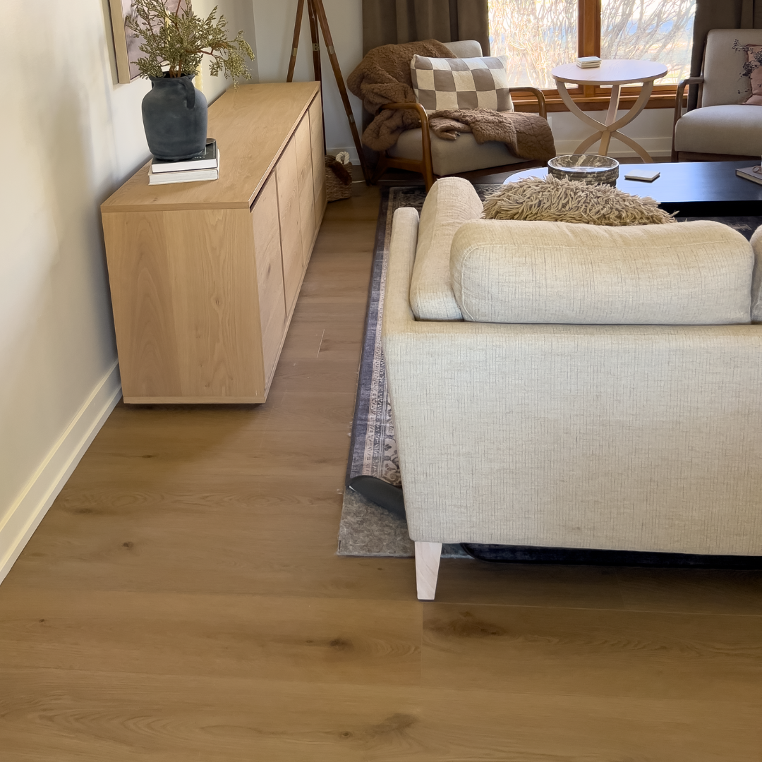 Mendocino Stoneform® from the Angela Rose Collection in a trendy living room. 