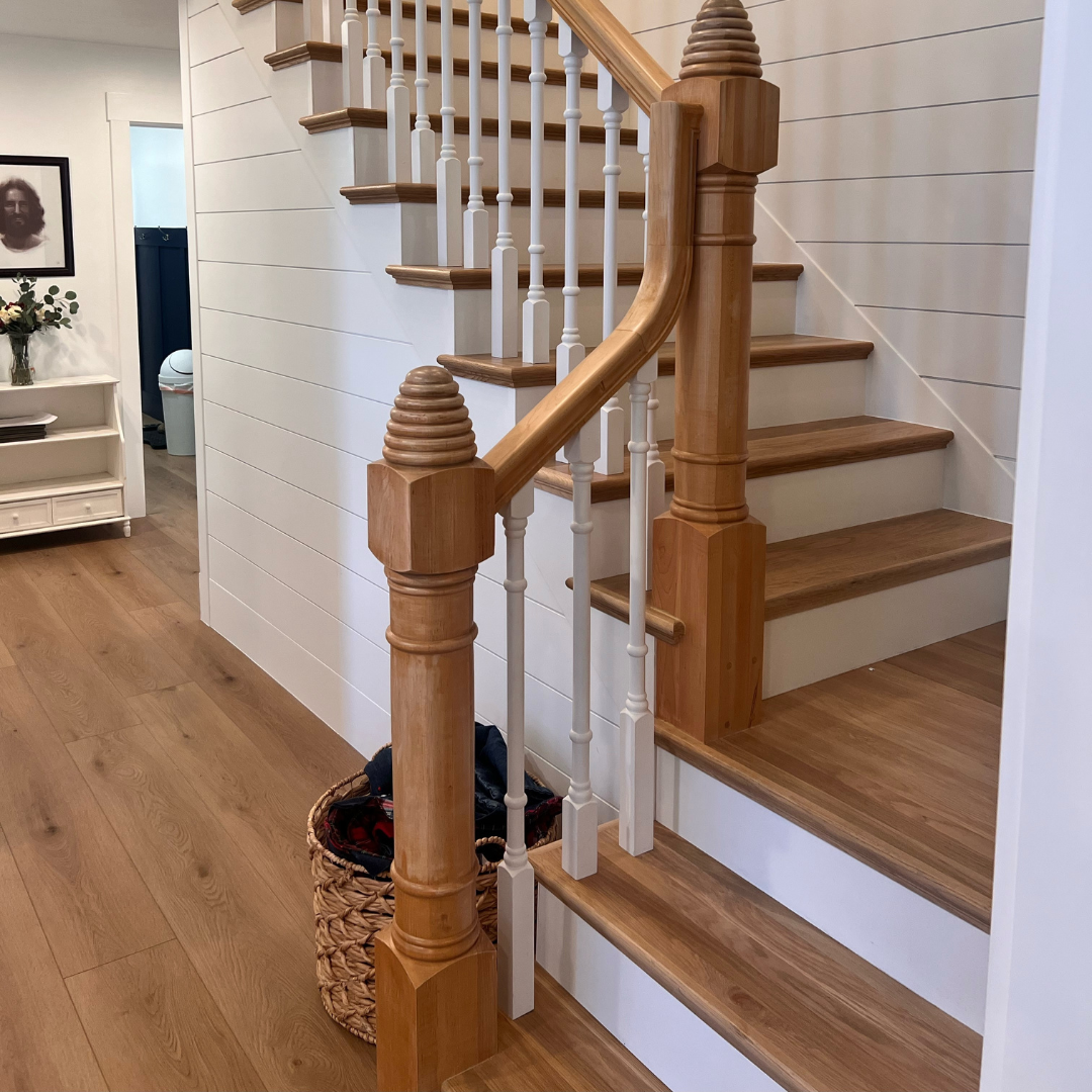Mendocino Stoneform® from the Angela Rose Collection installed on stairs. 