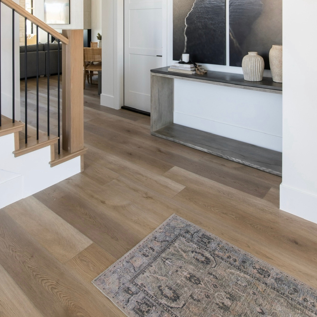 Hewn's Rustic Stonefrom® from the Becki Owens Collection installed in the entryway of a home.