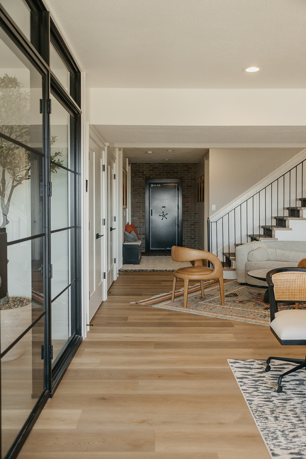 Rustic by Becki Owens Versaform in a modern basement and gym